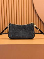  Louis Vuitton Easy Pouch On Strap bag in black Monogram Empreinte leather 19*12*3cm - 6
