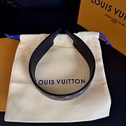Louis Vuitton headband dark brown monogram - 4
