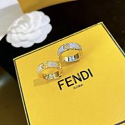 Fendi ring crystals gold - 3