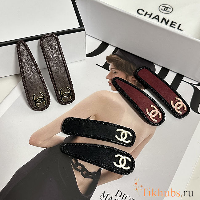 Chanel Hairclip brown - 1