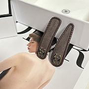 Chanel Hairclip brown - 2