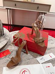 Christian Louboutin O Condora 85 mm strappy sandals in patent leather  - 6