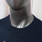 Polo Ralph Lauren navy blue cotton-blend Polo Bear sweater - 4