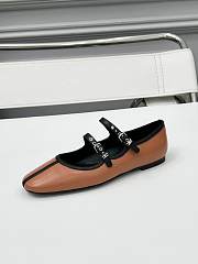 Hermès Lilia ballet flat in Nappa brown - 5