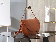 Celine Women's Brown Triomphe Crescent Bag 46×19×10 cm - 2