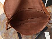 Celine Women's Brown Triomphe Crescent Bag 46×19×10 cm - 3