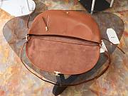 Celine Women's Brown Triomphe Crescent Bag 46×19×10 cm - 5