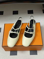 Hermes Jane ballet flats in goatskin leather  - 5