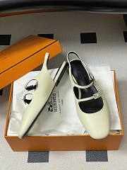 Hermes Jane ballet flats in goatskin leather  - 6