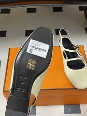 Hermes Jane ballet flats in goatskin leather  - 2