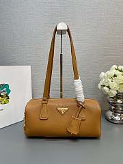 Prada medium leather shoulder bag in a brown or caramel color 29×12.5×10cm - 1