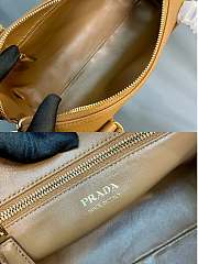 Prada medium leather shoulder bag in a brown or caramel color 29×12.5×10cm - 5