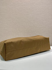 Prada Mariner large Re-Nylon shoulder bag in the brown color 48x39x14cm - 6