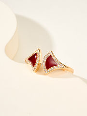 Bvlgari Rose Gold, Diamond and Carnelian Divas' Dream Ring - 3