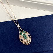 Bvlgari Serpenti Seduttori 18K rose gold pendant necklace - 1
