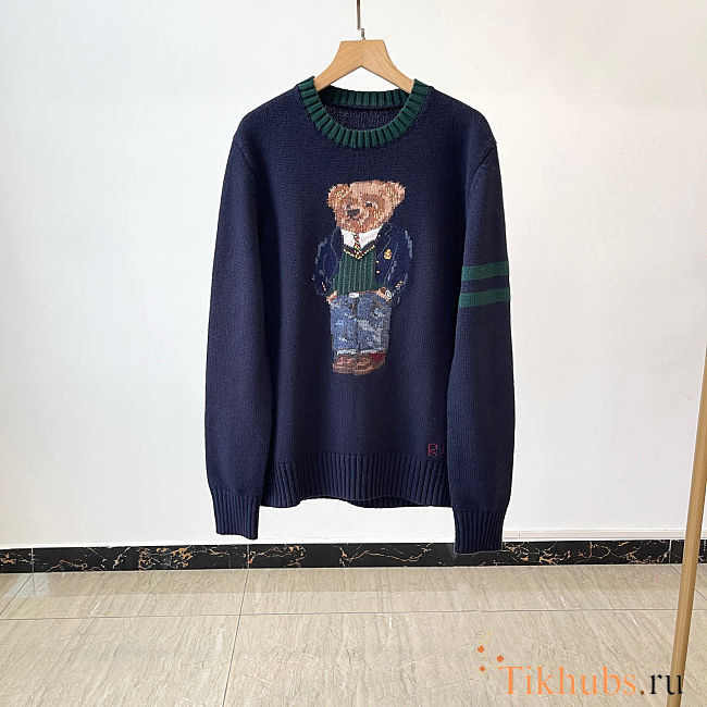 Polo Ralph Lauren Polo Bear wool blend sweater navy blue - 1