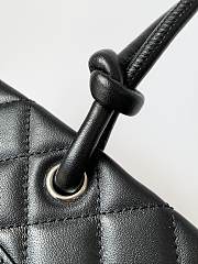 Chanel Cambon line Tote Bag in full Black color 24X20X8cm - 5