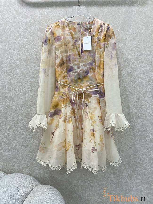 Zimmermann Memento Embroidered Mini Dress - 1