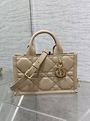  Dior Macrocannage Book Tote in powder beige 21.5 x 13 x 7.5 cm  - 1