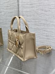  Dior Macrocannage Book Tote in powder beige 21.5 x 13 x 7.5 cm  - 6