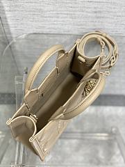  Dior Macrocannage Book Tote in powder beige 21.5 x 13 x 7.5 cm  - 3