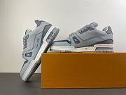 Louis Vuitton LV trainer, greyish-jade color - 2