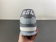 Louis Vuitton LV trainer, greyish-jade color - 4