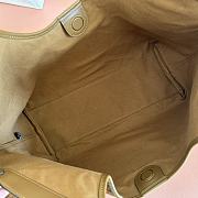 Gucci Giglio large tote bag in GG suede in brown color 60x47x16 cm - 2