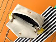 Saint Laurent Calypso shoulder bag in white leather 26×14×7cm. - 3