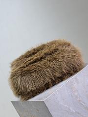Saint Laurent Niki shoulder bag in brown feathers 28×20×8.5cm - 2