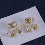Dior Petit CD Daisy Earrings - 1