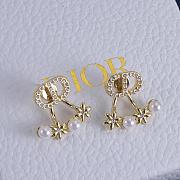 Dior Petit CD Daisy Earrings - 4