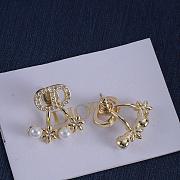 Dior Petit CD Daisy Earrings - 2