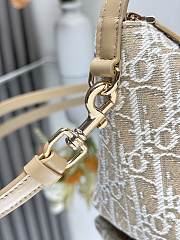 Diorstar Hobo Bag with Chain Gold-Tone Dior Oblique Jacquard 22*13*9.5cm - 5