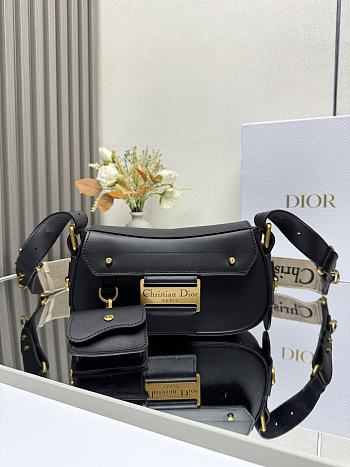 Christian Dior Streetchic bag in black leather 24×12.5×5cm