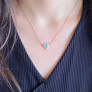 Chaumet Joséphine Aigrette necklace with a blue stone pendant - 2