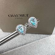 Chaumet pear-shaped earrings with blue gemstones - 1