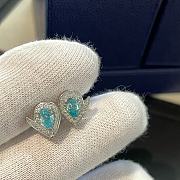 Chaumet pear-shaped earrings with blue gemstones - 3