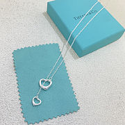 Tiffany & Co. Elsa Peretti Open Heart lariat necklace in sterling silver - 3