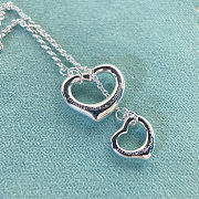 Tiffany & Co. Elsa Peretti Open Heart lariat necklace in sterling silver - 2