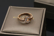 Bvlgari Bvlgari 18k rose gold ring set with pavé diamonds - 5