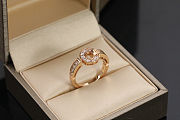 Bvlgari Bvlgari 18k rose gold ring set with pavé diamonds - 3