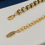 Fred bracelet with gold-plated clasp engraved with a pattern - 3