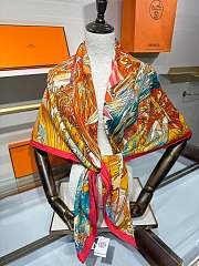 Hermes La Vallee de Cristal scarf 140x140 cm - 6