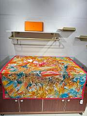 Hermes La Vallee de Cristal scarf 140x140 cm - 5