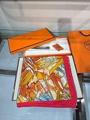 Hermes La Vallee de Cristal scarf 140x140 cm - 4