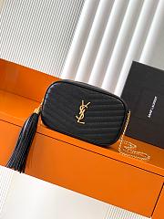 Saint Laurent Lou Quilted Leather in Caviar leather bag with gold hardware 18×10×5cm - 1