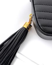 Saint Laurent Lou Quilted Leather in Caviar leather bag with gold hardware 18×10×5cm - 3