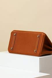 Hermes Birkin 25 Gold Togo with silver Hardware - 5