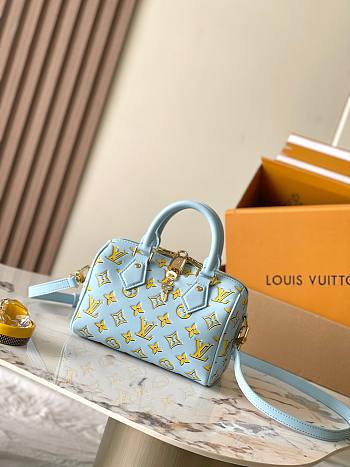 Louis Vuitton Speedy Bandoulière 20 Bag 'Baby Blue' 20*15*12.5CM
